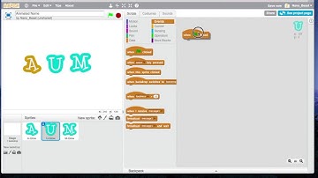 How To Animate Your Name On Scratch