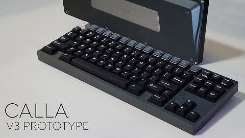 Calla Prototype V3 (ft. Topre assembly)