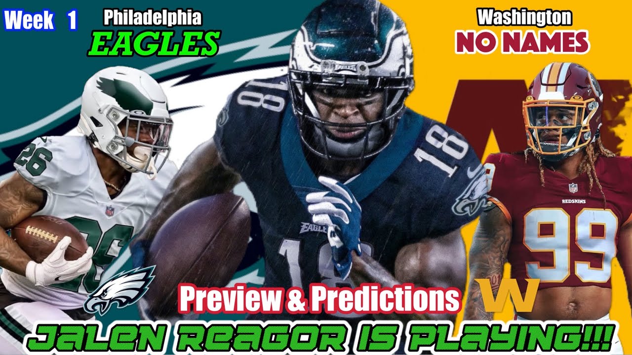 Jalen Reagor Is Playing!!! |  Eagles VS No Names Preview & Predictions | Week 1