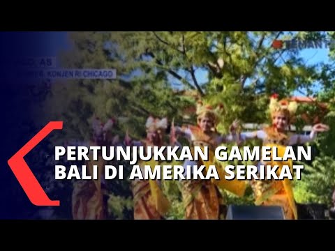 Begini Reaksi Penonton Saat Melihat Penampilan Chicago Balinese Gamelan di Morton Arboretum