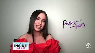 STAR SOFIA CARSON SHARES FAVORITE SONG IN NEW MOVIE PURPLE HEARTS