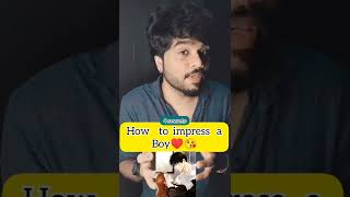 how to impress a boy♥️😘#trending #iamsriharishofficial #shorts screenshot 2