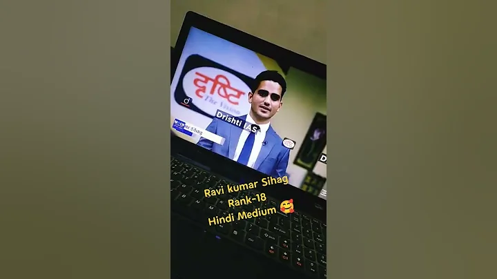 Ravi Kumar Sihag Rank-18 🥰🎯Hindi medium#shorts #upsc #dreamips