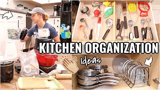 KITCHEN ORGANIZATION IDEAS!!👏🏼 CLEAN AND ORGANIZE! | DOLLAR STORE, AMAZON & TARGET ORGANIZATION screenshot 1