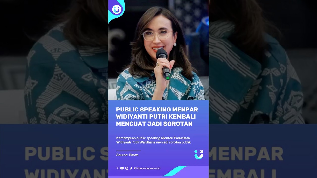 Pidato Bahasa Inggris Menteri Pariwisata Widiyanti Putri Dicibir Netizen 