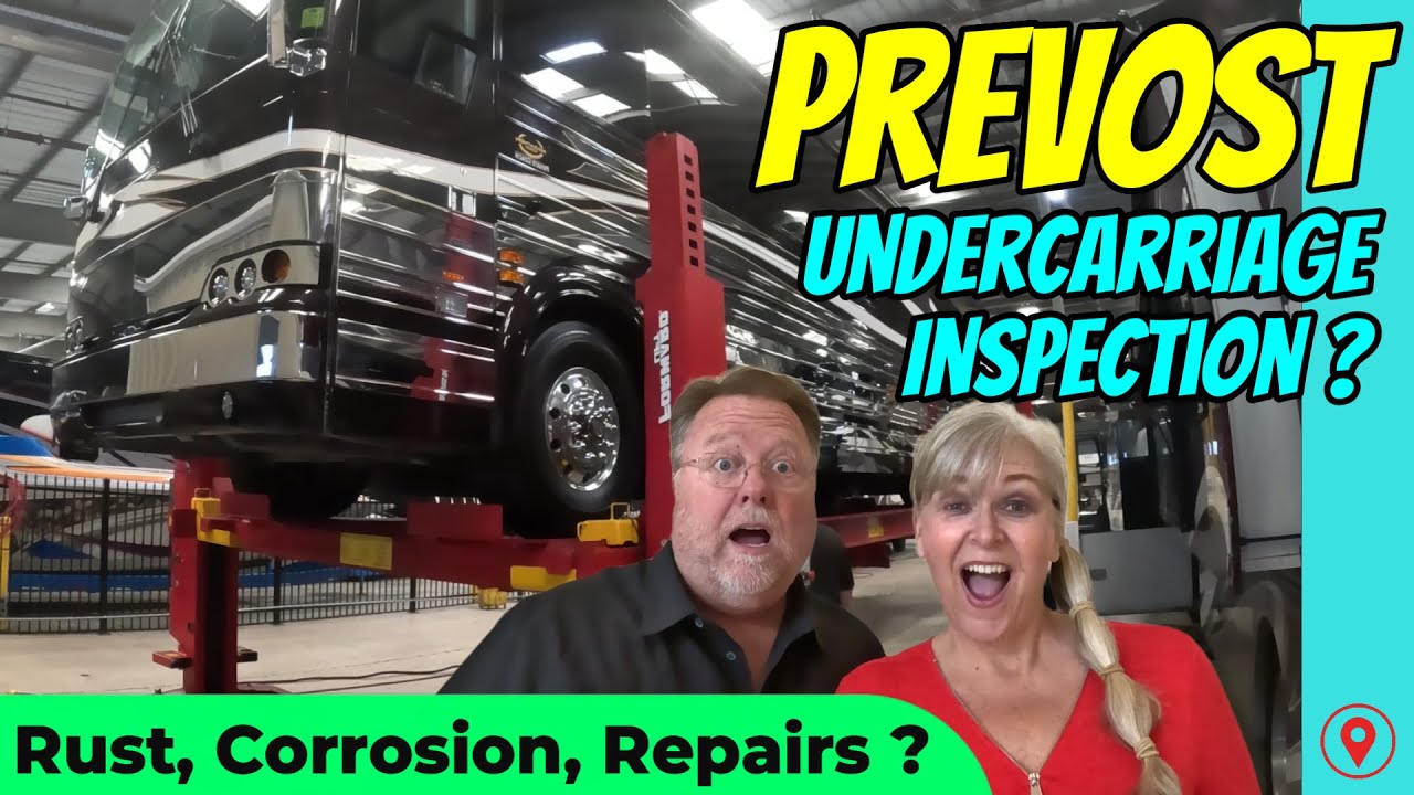 Corrosion on a Luxury Prevost? RV Undercarriage Inspection YouTube