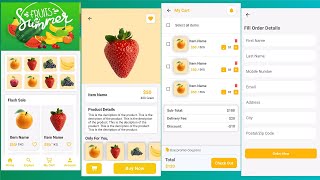 Grocery Shopping App In Flutter - Grocery Store App UI/UX Design screenshot 1