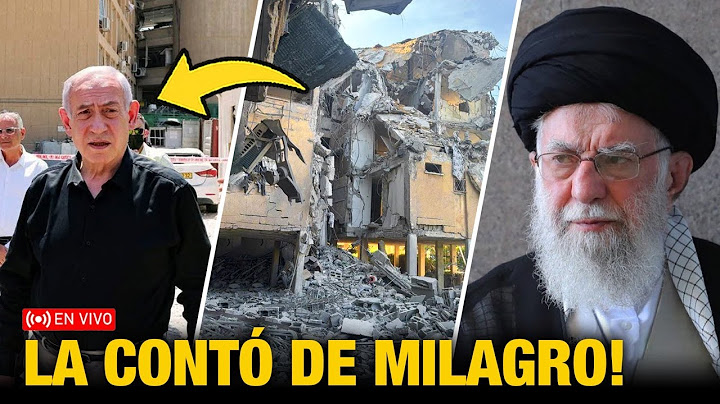IRÁN BOMBARDEA ZONA QUE NETANYAHU USA COMO BÚNKER DE OPERACIONES!