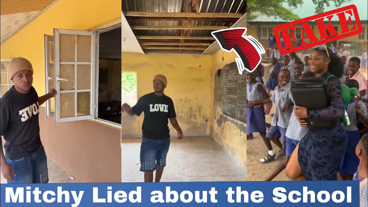 KING MITCHY LIED ABOUT RENOVATING SCHOOL IN 6 FAYS TO GET TO VERYDARKMAN ATTENTION 