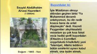 Seyyid Abdulhakim Arvasi Hazretleri̇ 1Yolumuzu Aydinlatanlar