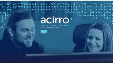 Manage devices, tags, users, etc. in acirro+