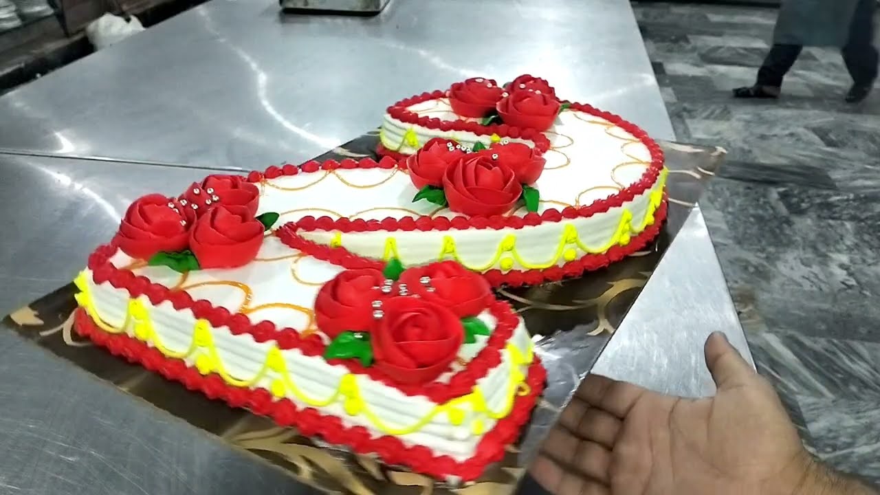 2 Number Cutting Cake | Simple And Easy Cake Decorating Idea