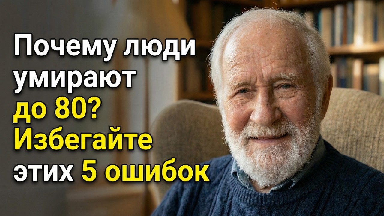 Почему большинство людей умирают до 80 лет и как ИЗБЕЖАТЬ этих 5 смертельных привычек после 60!