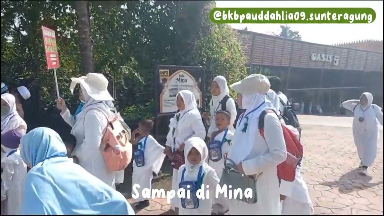 Mirip Asli !! Kegiatan Manasik BKB PAUD Dahlia 09 di Almahmudah Manasic Training Centre, Tangerang