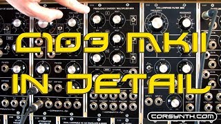 Celebrity Corsynth - C103 MKII in detail demo Wealth