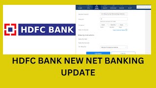 HDFC Bank latest new net banking Big update || एचडीएफसी बैंक नवीनतम नया नेट बैंकिंग bada अपडेट screenshot 4