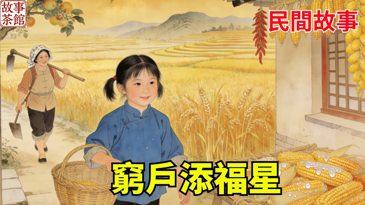 苦農戶無後，見人販苛待女童，拿出娶親錢將她贖回。村民都道他們糊塗。自從女童到家，丈夫上山次次滿載，妻子下地季季豐收，村民都楞住！#民間故事#情感 #睡前故事#人生感悟