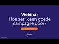 IJzersterk webinar - Hoe zet ik een goede campagne door? (4 april 2023)