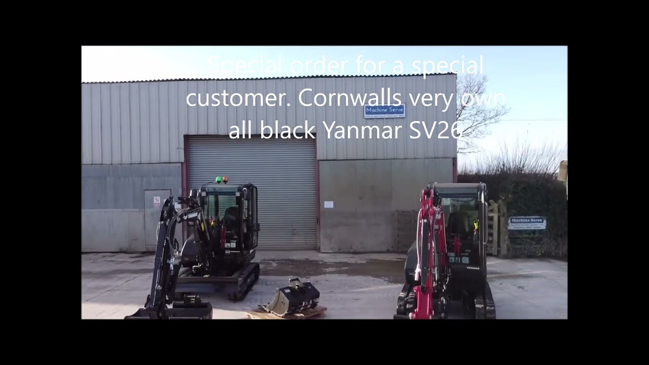 Yanmar SV26 in Red or Black