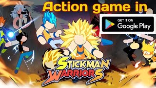 Action game in playstore | stickman warriors supar Drag screenshot 5