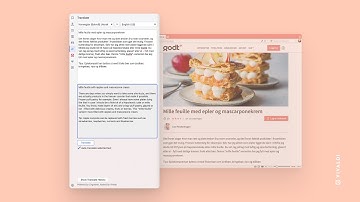 Translate Panel with automatic translations in Vivaldi Browser