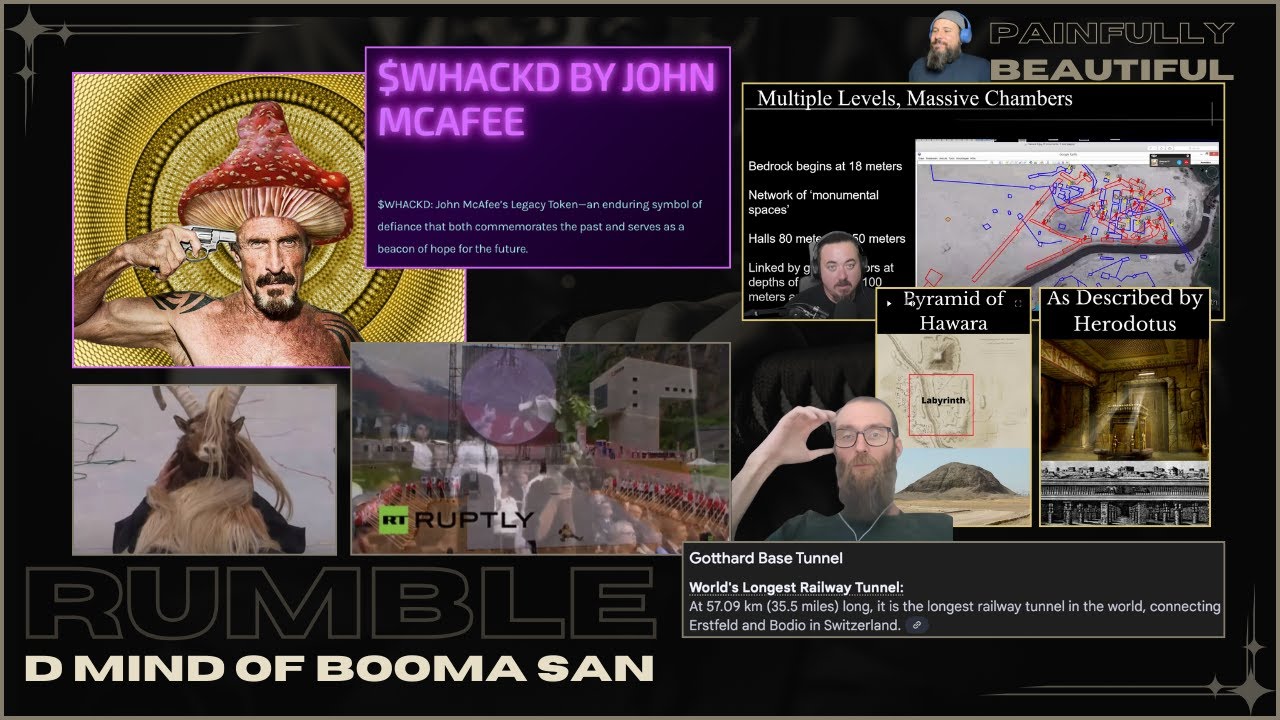 John McAfee’s $WHACKD, The Gotthard Tunnel & Unknown Egyptian Site Revealed! | Biscuits & DBS Ep. 4