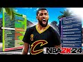 NBA 2K24 KYRIE IRVING BUILD - HOF ANKLE BREAKER, ACROBAT, SPEEDBOOSTER, TWO STEP - DEMIGOD PG BUILD