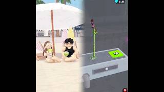 💗 School Love  BFF Tried To Steal My Brother On the Beach!  🏡 Roblox Story #roblox #schoollove