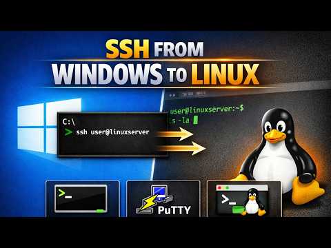 How to SSH from Windows to Linux in 3 ways - OpenSSH, Putty and WSL (Full Tutorial)