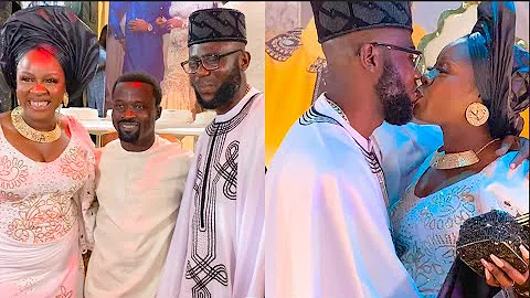 Most Romantic 1st Wedding Dance Ever Of Yoruba Actress Ogo Mushin & Her Hubby,Malaika Snap With Them