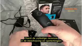 Review Braun Baardtrimmer Series 3 BT3411, Elektrische Baardtrimmer Voor Heren, Met Ultrascherp Sche