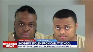 2 arrested after shotgun stolen from car at Henrico school