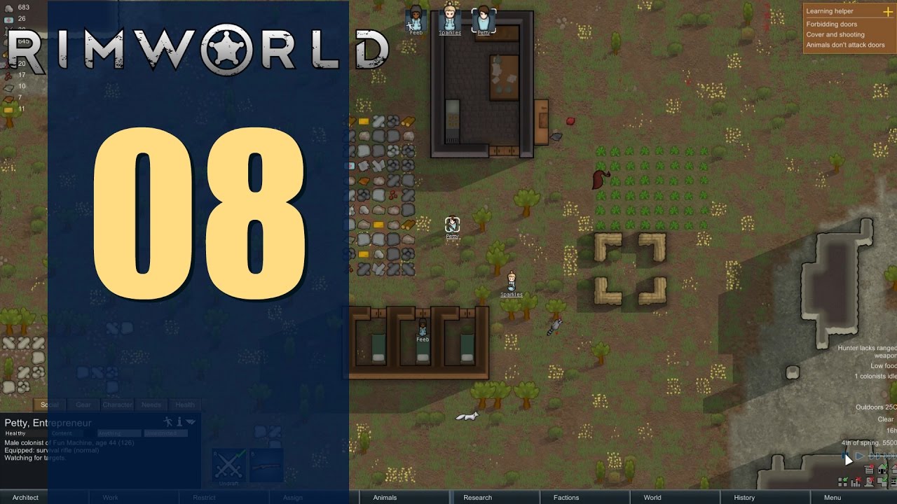 RimWorld Episode 08 Starting Fresh YouTube