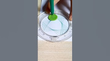 How Many Triangles were Drawn ? #shorts #spirograph #satisfying #asmr #2025