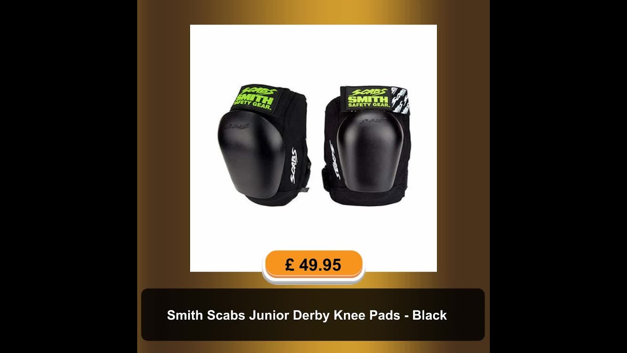 Smith Scabs Junior Derby Knee Pads - Black
