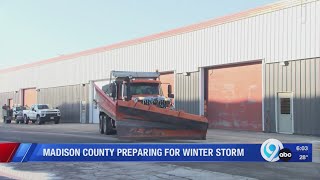 Madison County preparing for winter storm