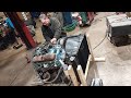 Pontiac 400 break in again homemade engine run stand lets go