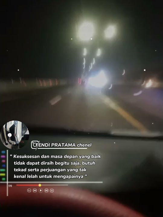stor wa nyetir mobil di malem hari Xenia Indonesia