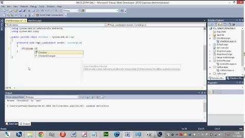 Asp.net Checkbox kullanımı