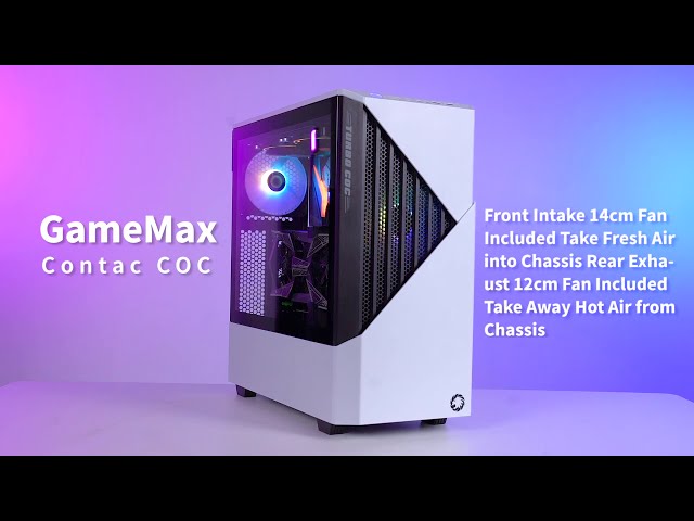 GABINETE GAMEMAX TYPHOON COC FAN ARGB ATX