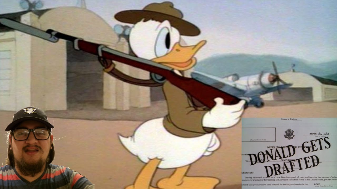Donald Duck: Donald Gets Drafted (1942) - First Time Watching: Donald's Hilarious Army Induction!
