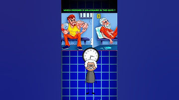 Which prisoner is millionaire ? #shorts #riddles #riddlechallenge