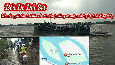 Bến đò Đất Sét thuộc Mỹ An Hưng B, Lấp Vò,Đồng Tháp #xuhuong