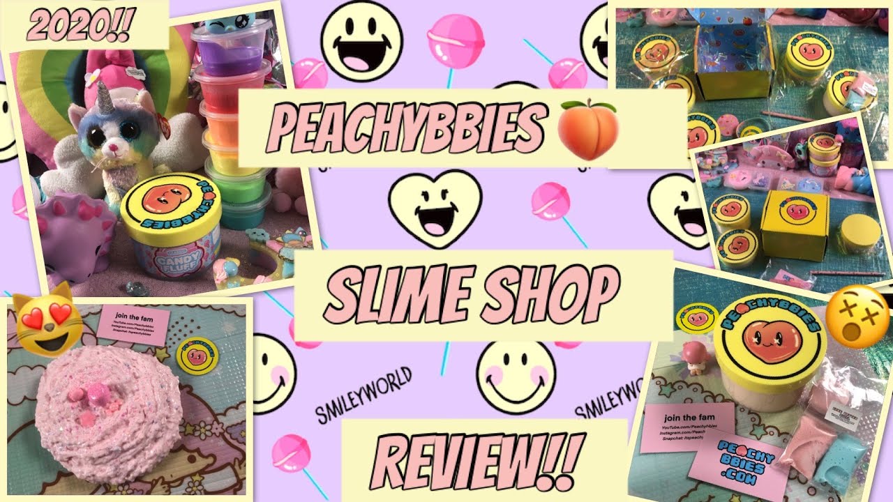 PEACHYBBIES SLIME SHOP REVIEW!! 100 AMAZING XD YouTube