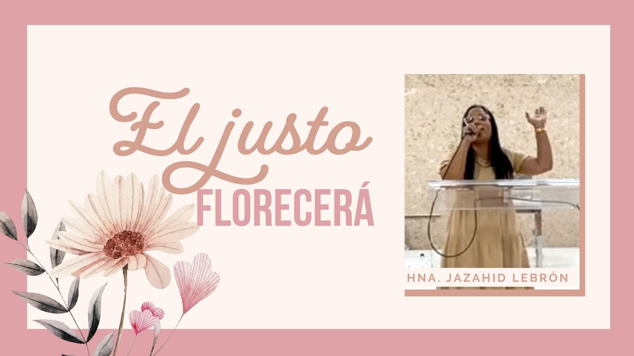El justo florecerá como la Palmera | Corito Pentecostal | Hna. Jazahid Lebrón | Culto de Damas