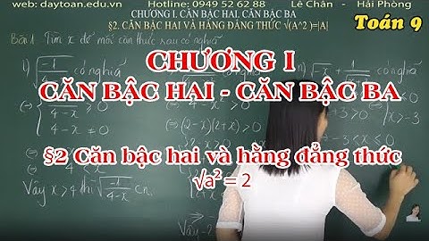 [Toán 9] - Tìm x để biểu thức có nghĩa - toán 9