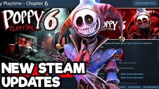 Full Poppy Playtime Chapter 6 New Official UPDATES on STEAM - What is Happening (New Theories) Update