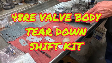 48RE Valve body tear down, Shift Kit, and what to look for video 2-2