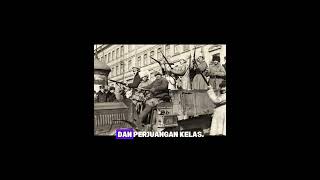 Tokoh Vladimir Lenin adalah pemimpin penting dalam Revolusi Rusia.