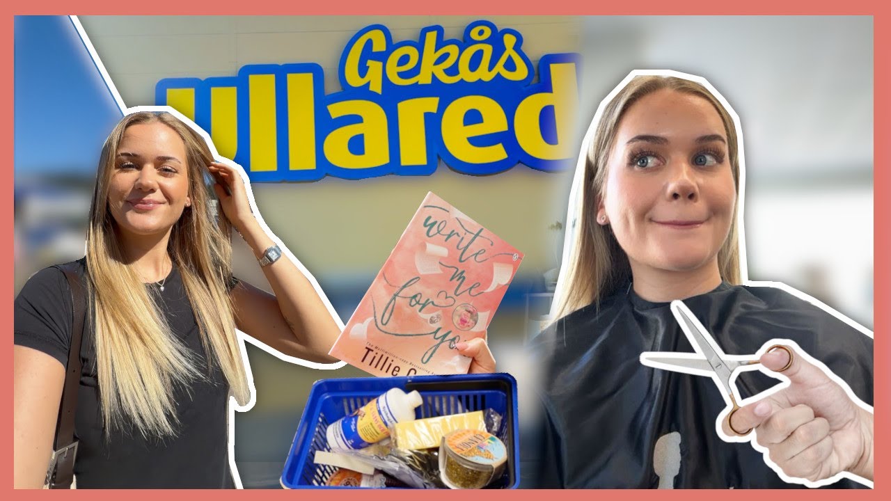 Shopping på GEKÅS ULLARED & tar ut LÖSHÅRET